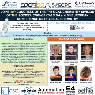 Joint 50th Congress of the Physical Chemistry Division of the Società Chimica Italiana and 5th European Conference on Physical Chemistry 